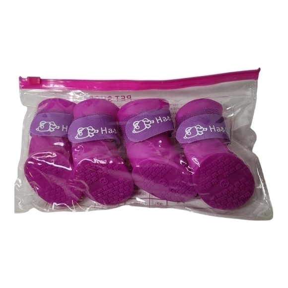 Pet Dog Waterproof Anti-skid Rainshoes Boots Size M - Picture 9 of 13